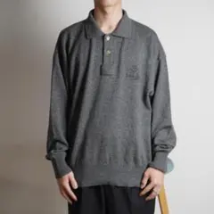 CASTELBAJAC sports ウール ポロニット グレー /PW64