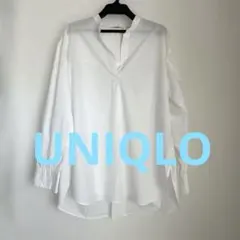 UNIQLO ホワイト 長袖シャツ Mサイズ
