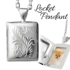 ロケットペンダント 写真 ネックレス シルバー 925