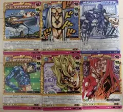 ジョジョの奇妙な冒険 アバッキオ　フーゴ　ミスタ　６枚セット