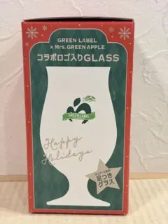 GREEN LABEL × Mrs. GREEN APPLE コラボ足つきグラス
