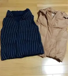 ダウンベスト2枚セット