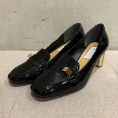 【美品】春先 マッキントッシュ パンプス 本革 23.5