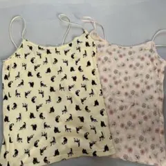 ユニクロ ポール&ジョー キャミソール 二枚セット