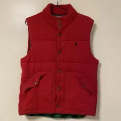 ラルフローレン　POLO ベスト　チェック　中綿のサムネイル