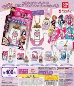 プリキュア 変身ダイキャストチャーム＆パッケージ3 ボールチェーン6種