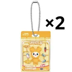 TWICE ジヒョ ジブリー ガチャ ブリスターマスコットチャーム キーホルダー