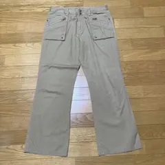 ユニクロ　ワークパンツ　カーゴパンツ　ミリタリーパンツ オールドユニクロベージュ