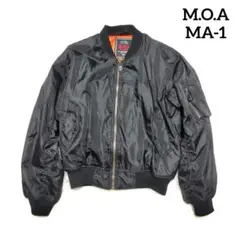【美品】M.O.A TYPE ARMY MA-1 ジャケット 黒 オレンジ