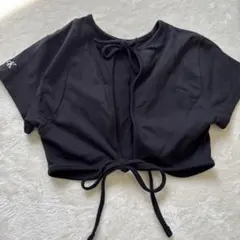 Calvin Klein Jeans クロップドTシャツ XS ブラック