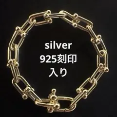 ハードウェア レディース ブレスレット ゴールド シルバー 925