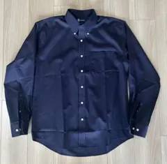 〈極美品〉LAND’S END ランズエンド ボタンダウンシャツ M ネイビー！