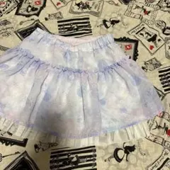 ★良品★メゾピアノ＊とっても可愛い＊フリル＊スカート＊120cm ふんわりフリルチュールスカート（その他） | mezzo piano