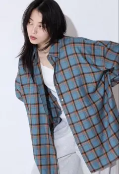 jeanasis(ジーナシス)＊アソートチェックシャツLS＊新品ブルー×オレンジ 楽天市場】アソートチェックシャツLS JEANASIS ジーナシス