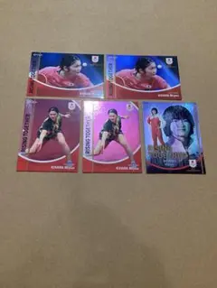 スポーツカード　卓球　木原美悠選手　5枚セット　EPOCH TEAM JAPAN