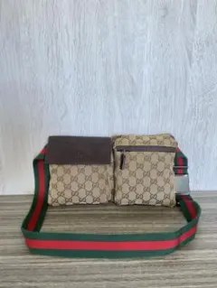 GUCCI GGパターン ボディバッグ ORIGAMI着用 - メルカリ
