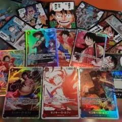 モンキー・D・ルフィSR4枚セットまとめ売り - メルカリ