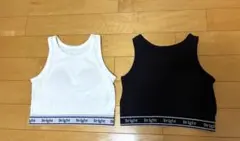 ♡美品♡GU ショート丈　ブラタンクトップ　160㎝　ダンス衣装