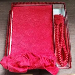 帯〆、帯揚げのセット　 （赤色）