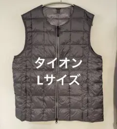 TAION タイオン　クルーネック　インナーダウン　ダウンベスト