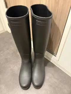 HUNTER ブラック長靴 UK 6 / US 8