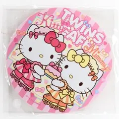 サンリオ いちご新聞 637号付録 コースター ハローキティ＆ミミィ《304》