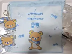 LAWSON リラックマ 巾着とキーホルダーセット