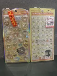 ポムポムプリン　うるちゅる　ボンボンドロップシールミニ　国内正規品