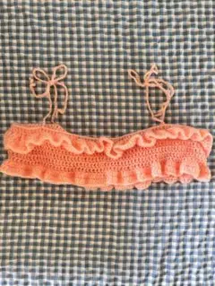 mini frill bustier