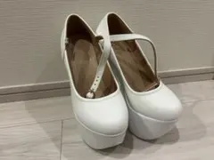 ブライダルシューズ　15cmヒール　22.0cm