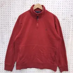 NAUTICA ハイネック ハーフジップ プルオーバー スウェット トレーナー
