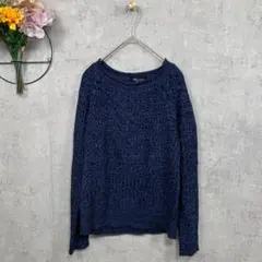 Wcompany ニット セーター Free ネイビー 伸縮性有 レディース