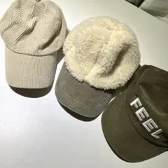 レディースキャップ3点