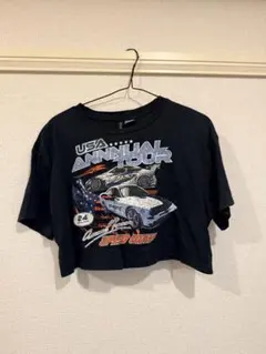 H&M USA ANNUAL TOUR クロップド丈 Tシャツのサムネイル