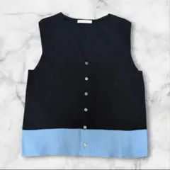 GALERIE VIE ギャルリーヴィー ギザコットンリブ Vネックベスト