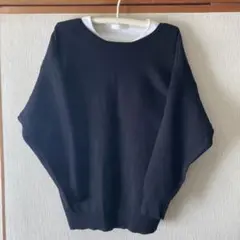 アーバンリサーチKBF 黒の綿ニット