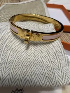 ◇HERMES◇エナメルブレスレット◇ミニ・クリック・ケリー ジャスミン 
