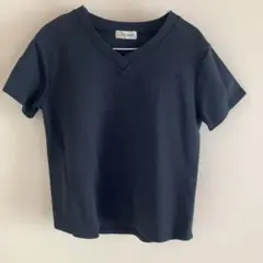 un dix cors Vネックカットソー Tシャツ ブラック　フリーサイズのサムネイル