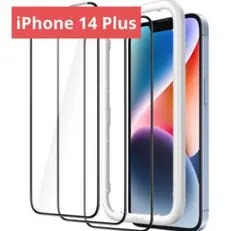 iPhone 14 Plus(6.7インチ用) 全面保護フィルム 3枚セット