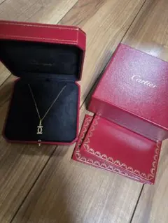 Cartier】コンビカラー チェーンネックレス 18K YG WG 保証書有 - メルカリ
