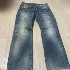 Redpepper 刺繍デニムパンツ ストレー