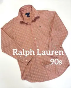 Ralph Lauren ラルフローレン BDストライプシャツ XL ポニー刺繍
