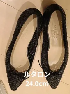 LE TALON フラットシューズ ブラックのサムネイル