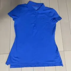 トミーヒルフィガー 半袖ポロシャツ 青