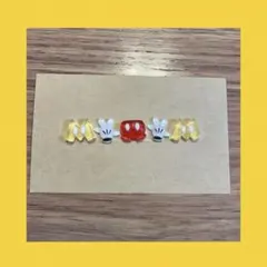 ネイルパーツ ミッキー 手 デコパーツ