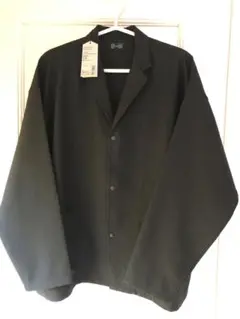 MUJILABO カルゼ織り テーラードカラーシャツ　黒　未使用　無印良品