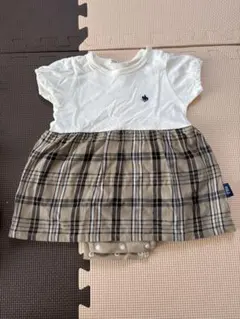 POLO Baby チェック柄ロンパース 70