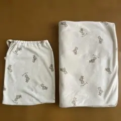 授乳ケープ くま柄 巾着袋付き