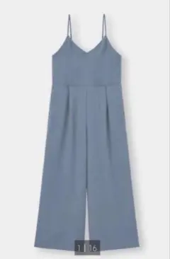 新品 GU サロペット キャミソールコンビネゾン Mサイズ