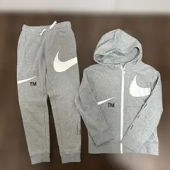 NIKI ナイキ　スエット　セットアップ　ジャージ　140センチ　グレー